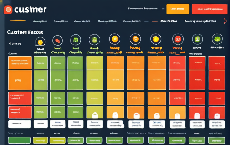 **

A heat map visualization of a customer journey on a website. Highlight key touchpoints, areas of high traffic, and points where customers frequently abandon their carts. Use a palette of warm colors (red, orange, yellow) to indicate high activity and cool colors (blue, green) for low activity. Include icons representing different customer actions, such as clicks, form submissions, and purchases. The overall feel should be analytical and data-driven, yet visually appealing and informative.

**