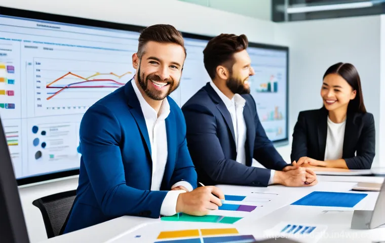 고객 데이터 분석의 성공 사례 - **Prompt:** A dynamic and brightly lit image illustrating the transformation of raw customer data in...