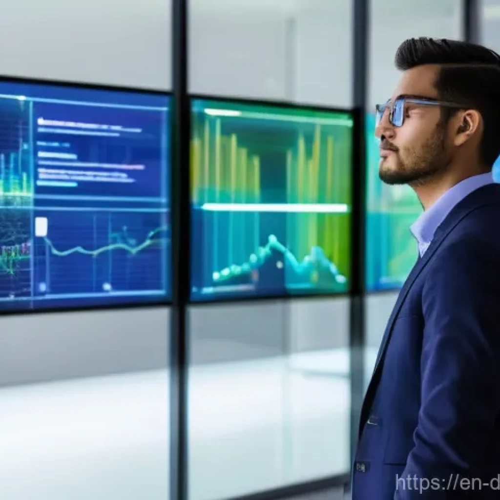 고객 데이터 분석의 성공적인 실행 전략 - **Prompt:** A diverse, professional business person (male or female, of any ethnicity, wearing busin...