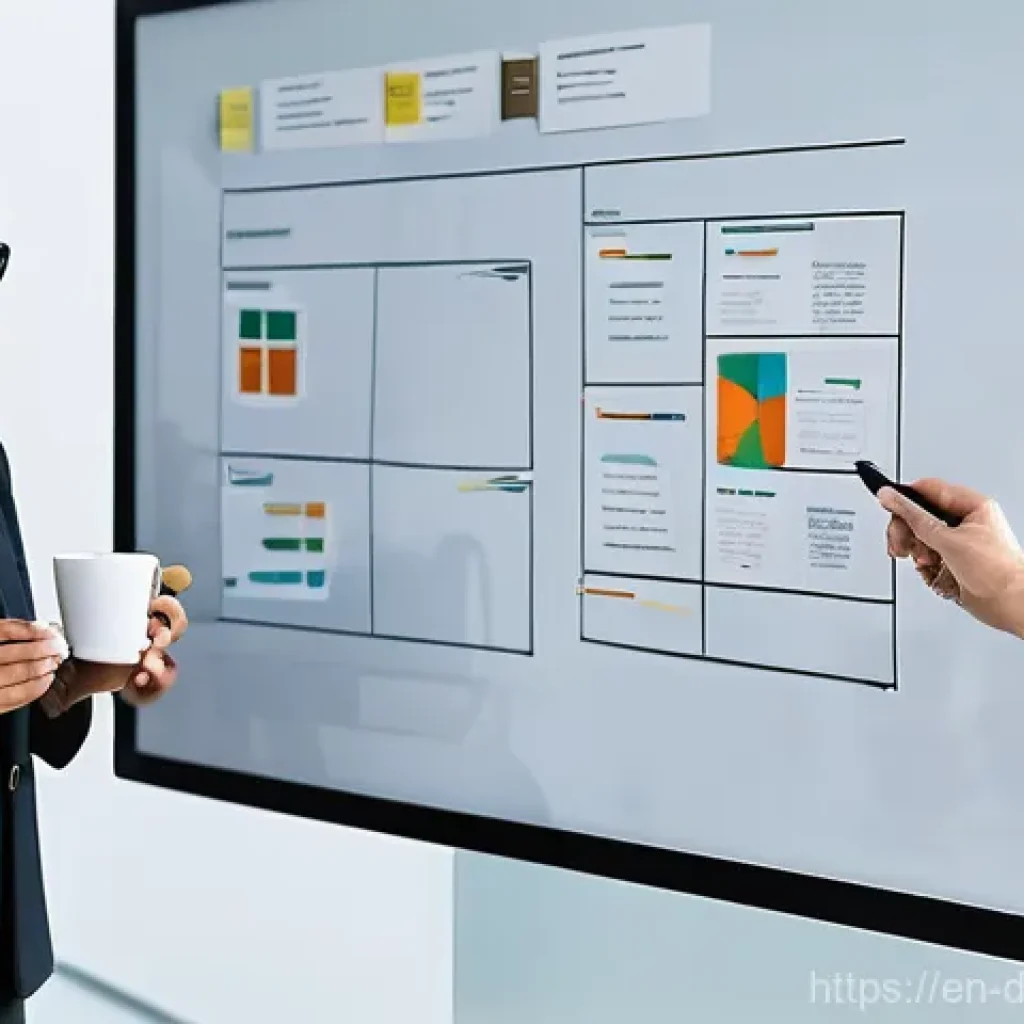 고객 데이터 분석의 인터뷰 기법 - **Prompt:** A diverse group of product development professionals, including a female designer with g...