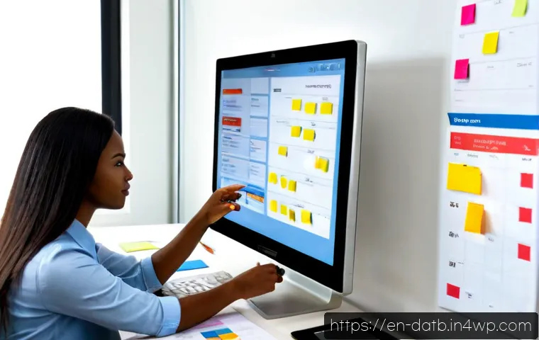 Home 17 고객 데이터 분석을 위한 사례 연구 - Photorealistic customer data analysis case study scene in a bright modern American office, diverse b...